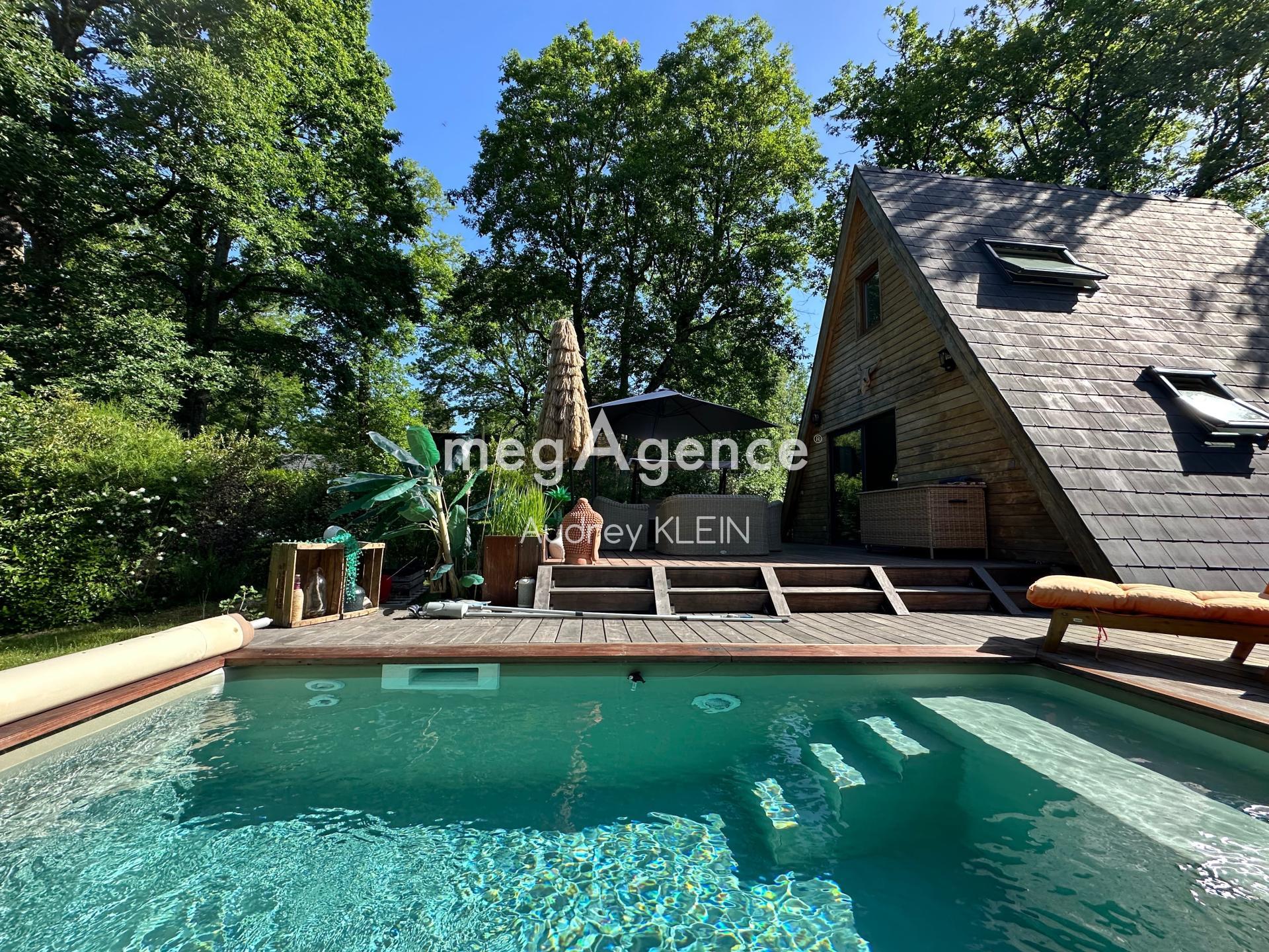 Chalet d'exception dans un havre de paix- Piscine privé