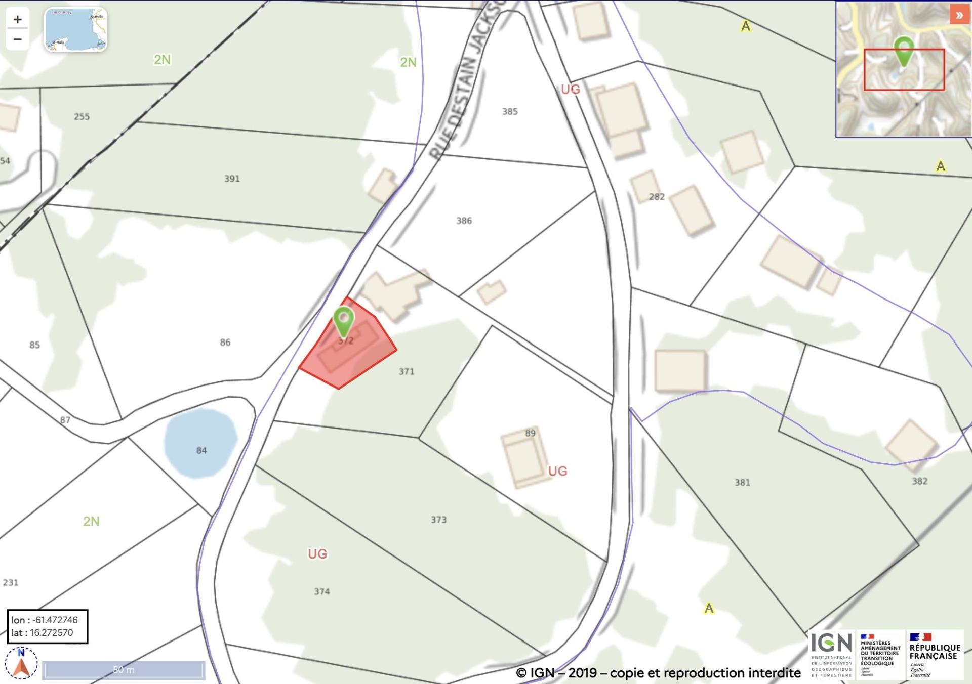 Terrain 413 m² · à Les Abymes · 413 m² · 128 000 €