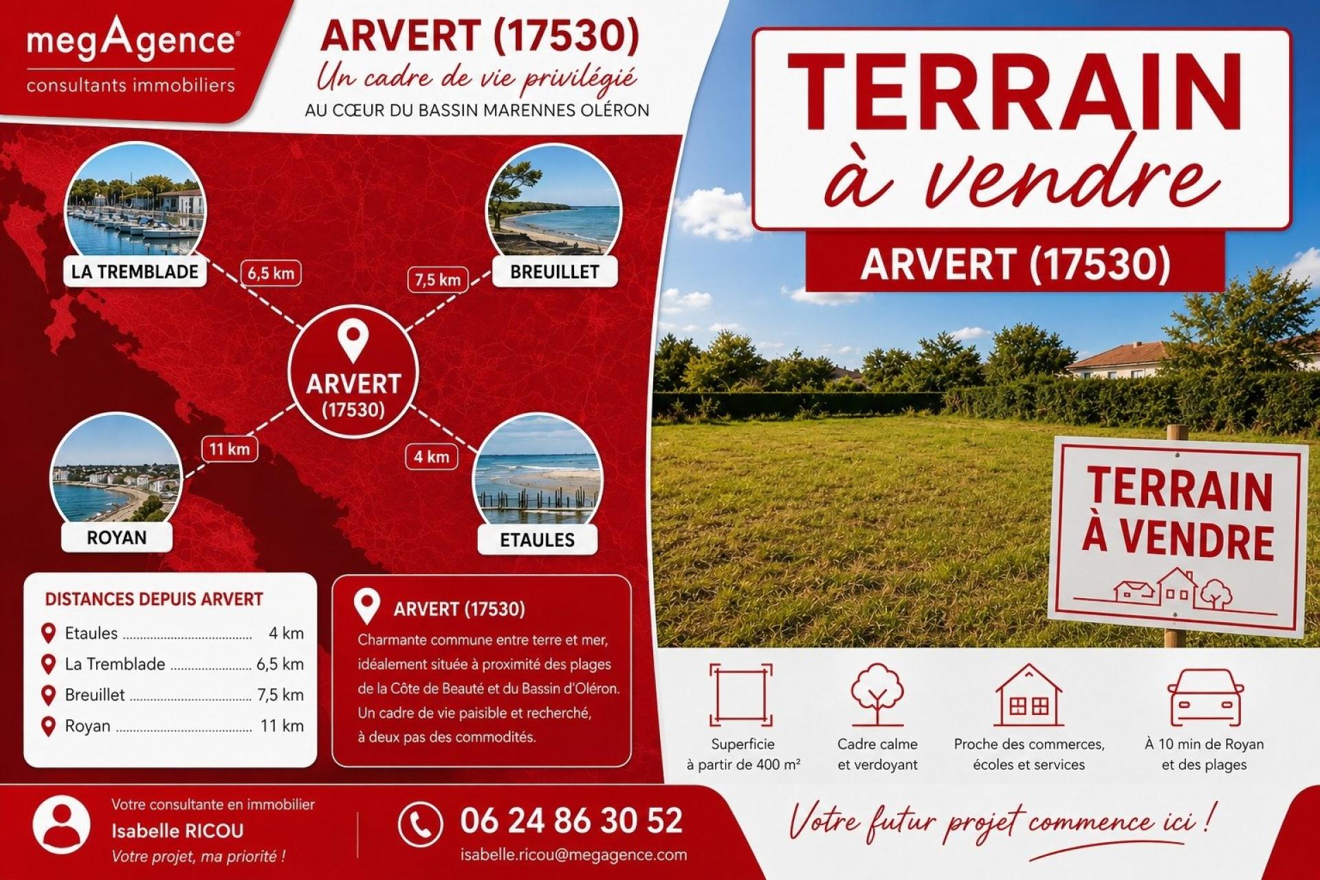 Terrain 623 m² · à Arvert · 623 m² · 175 000 €