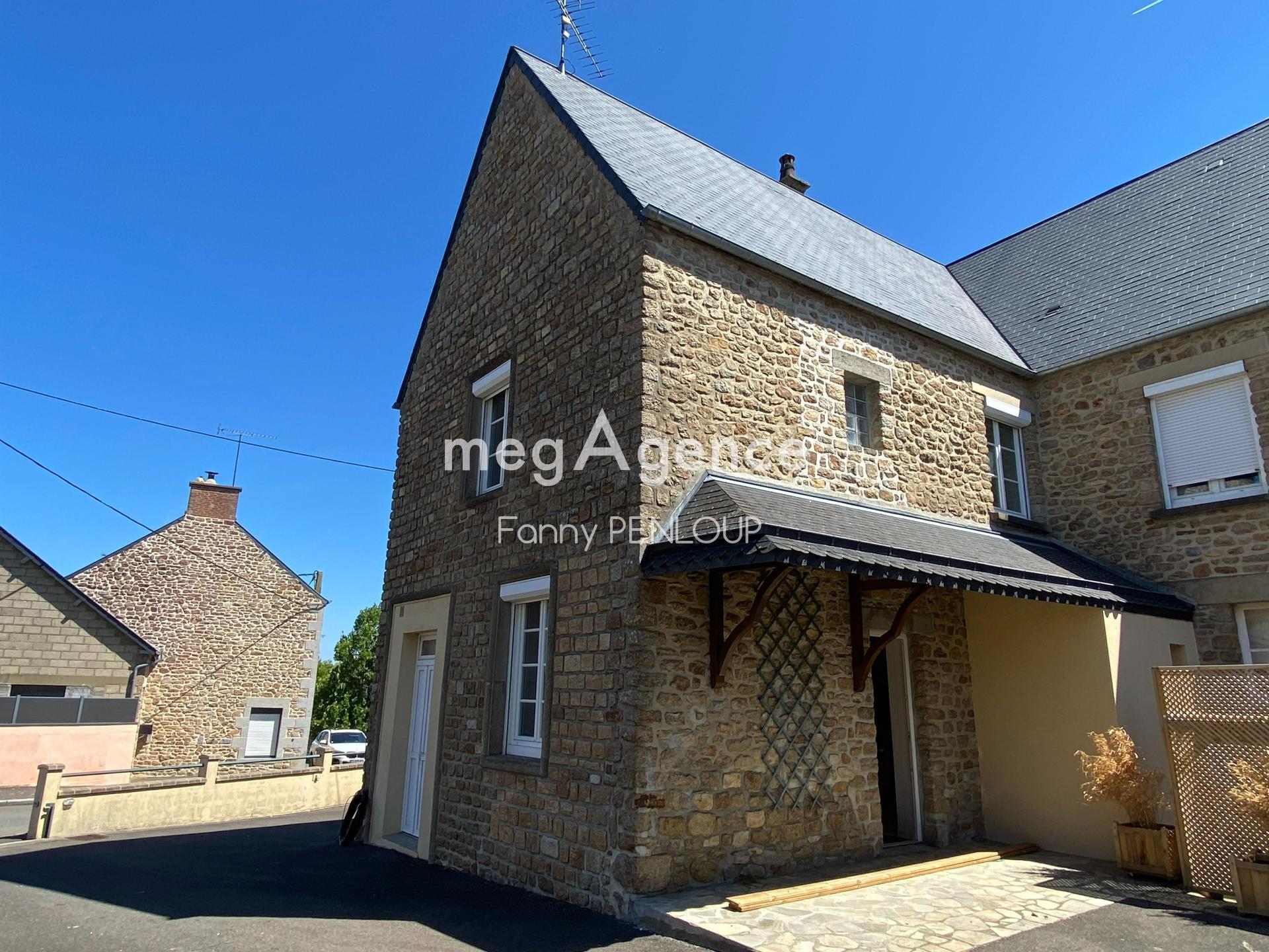 PONTAUBAULT - 50220 : Maison en pierres 3 chambres avec garages