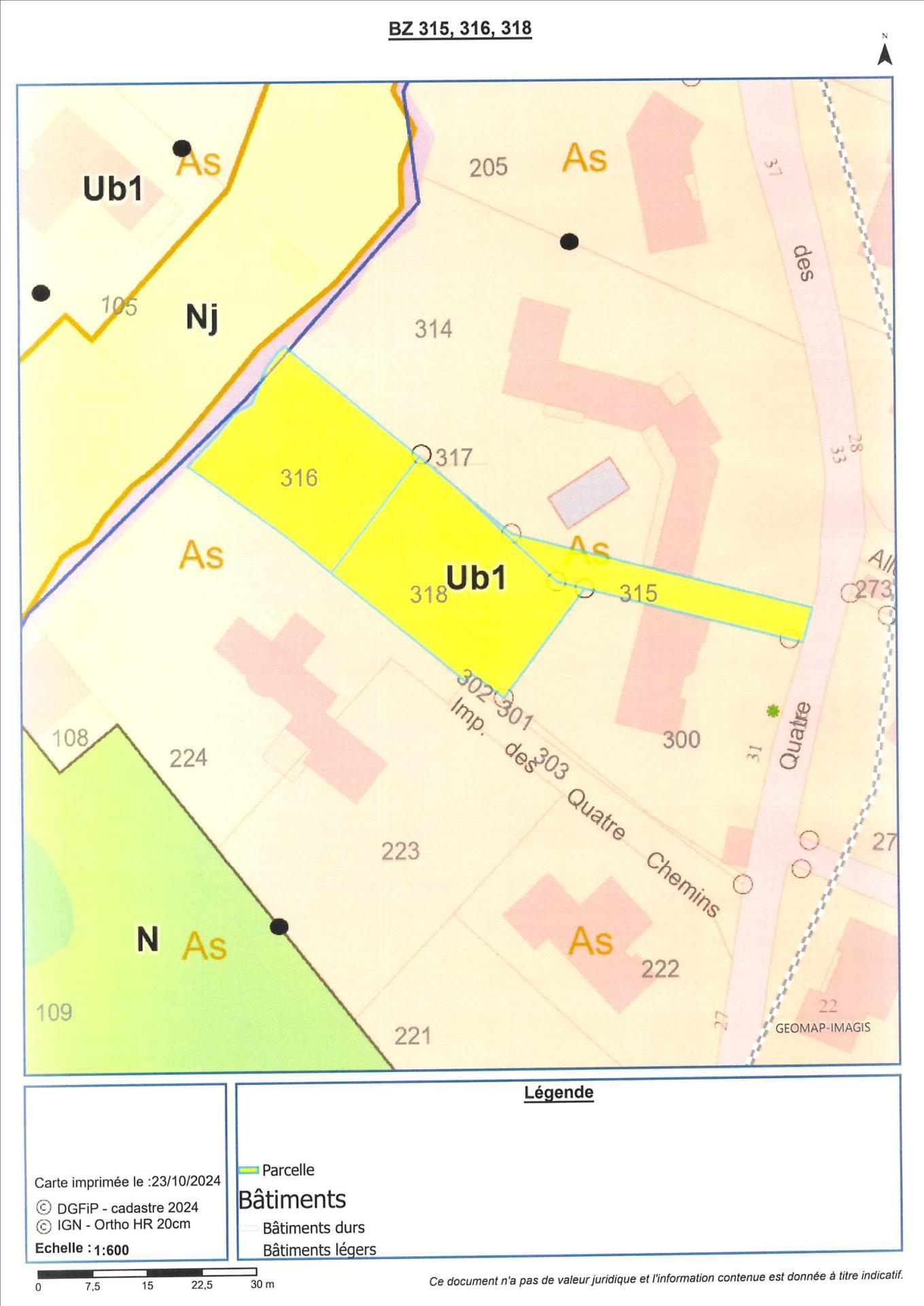 Achat : Terrain à CERIZAY, 79140 - 1208m² — 3