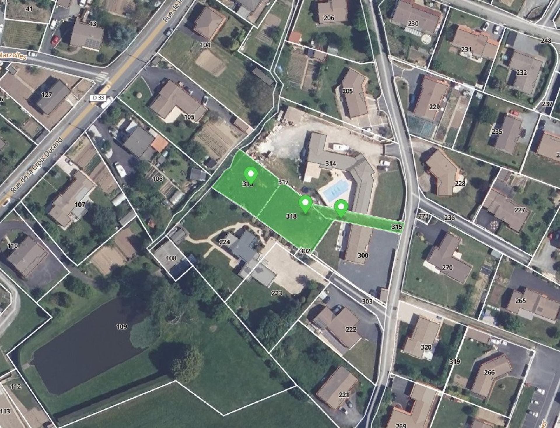 Achat : Terrain à CERIZAY, 79140 - 1208m² — 2