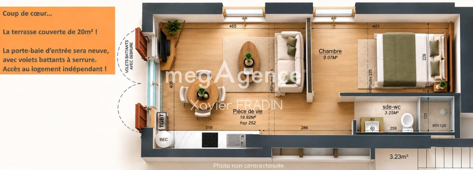 Appartement 2 pièces 37 m² · à Saint-Hilaire-de-Riez · 37 m² · 98 600 €
