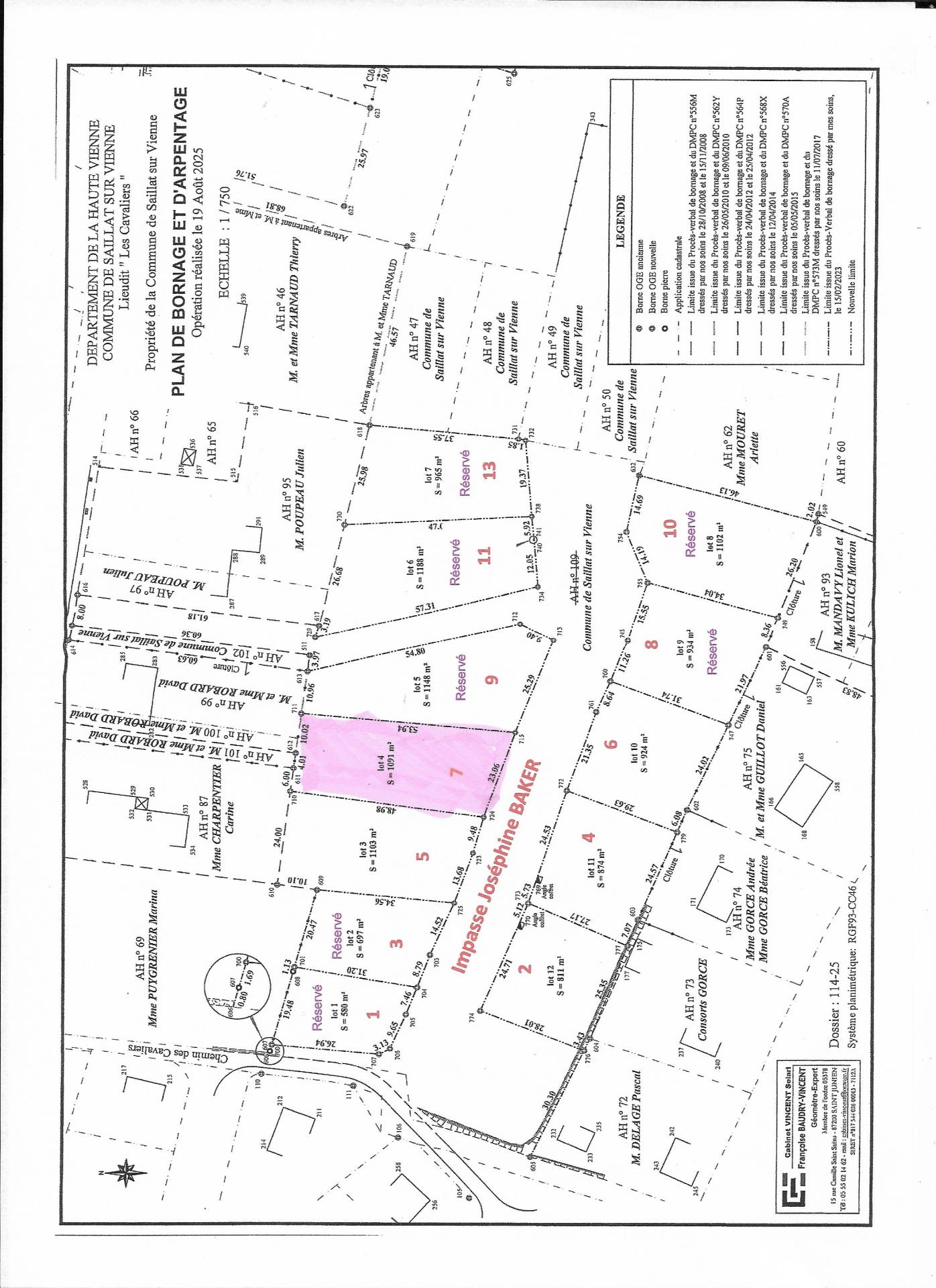 Terrain 1091 m² · à Saillat-sur-Vienne · 23 274 €